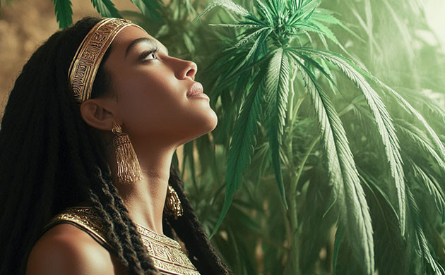 Ашера и древо жизни Богиня Ашера и каннабис