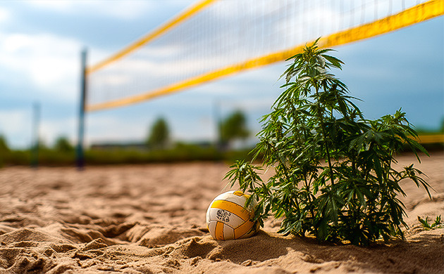 Каннабис и пляжный волейбол