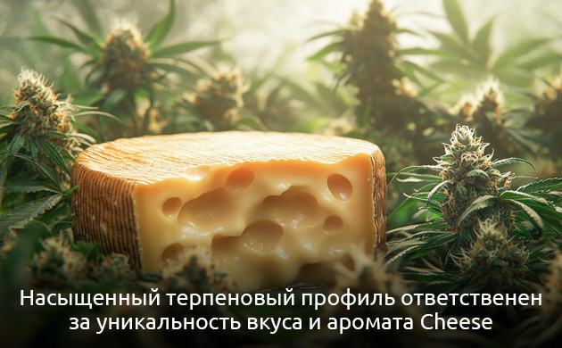 Содержание ТГК в каннабисе Cheese Эффект антуража сорта конопли Cheese