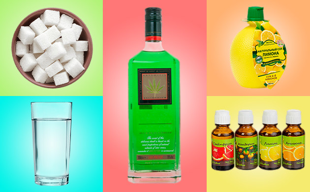 Ингредиенты для леденцов с ТГК