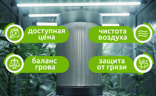 Фильтры для воздуха при выращивании конопли Роль угольных фильтров при выращивании конопли