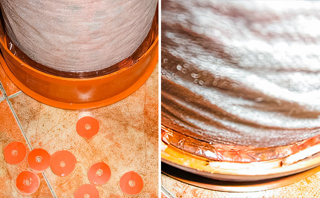 распорки между заглушкой и внутренней трубой распорки между заглушкой и внутренней трубой