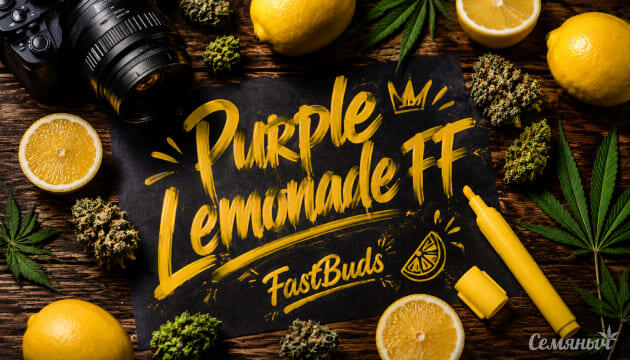 Выращивание сорта марихуаны Purple Lemonade FF от FastBuds Гроурепорт сорта Purple Lemonade FF от FastBuds