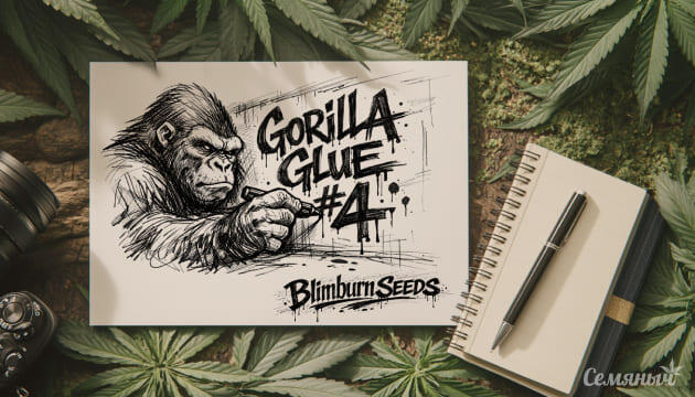 Гроурепорт сорта Gorilla Glue #4 от Blimburn Seeds