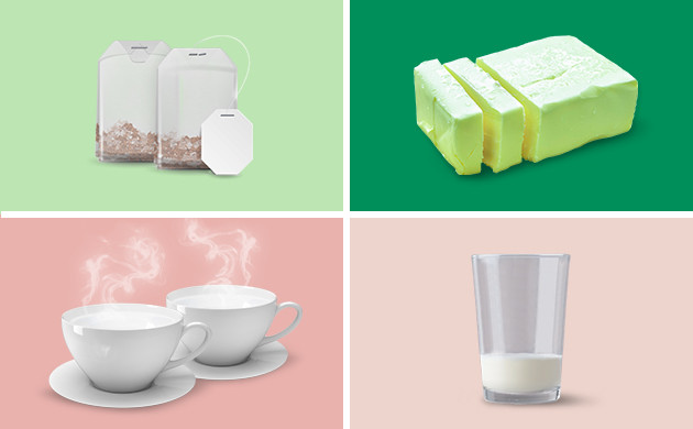 Ингредиенты для чая из конопли