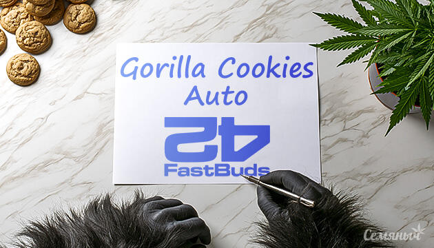 Гроурепорт сорта Gorilla Cookies Auto от FastBuds