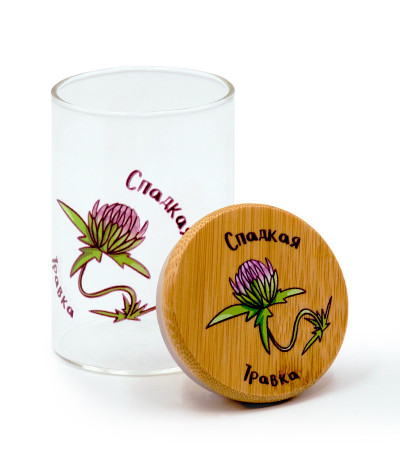 Баночка герметичная с принтом 7CH, маленькая