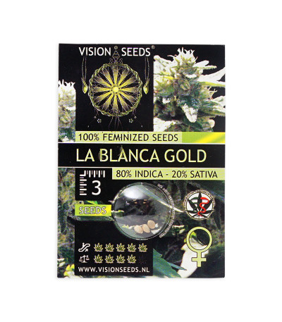 Семена сорта La Blanca Gold fem (Vision Seeds)