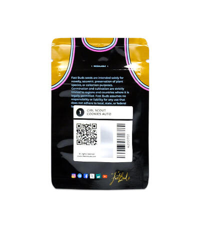 Семена сорта Cookies auto fem (FastBuds)