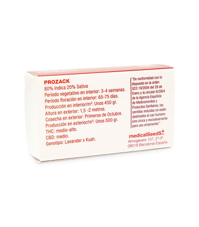 Семена сорта Prozack fem