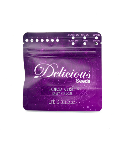 Семена сорта Lord Kush Early Version fem (Delicious Seeds)