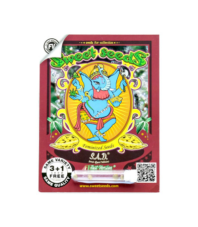 Семена сорта S.A.D. Sweet Afgani Delicious F1 Fast Version fem (Sweet Seeds)