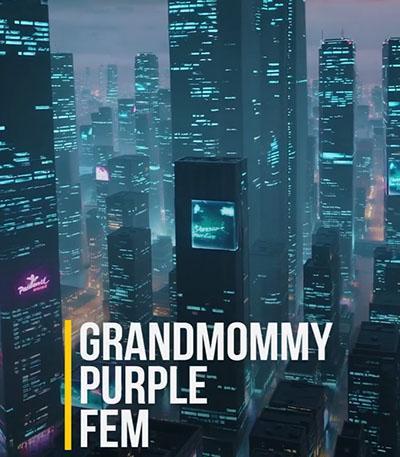 Семена сорта Grandmommy Purple fem (Herbies Seeds)