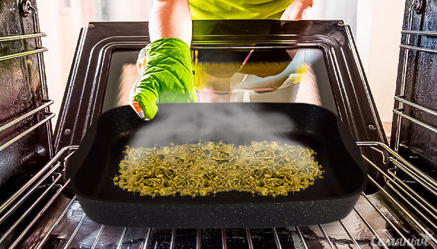 Процесс декарбоксилирования конопли